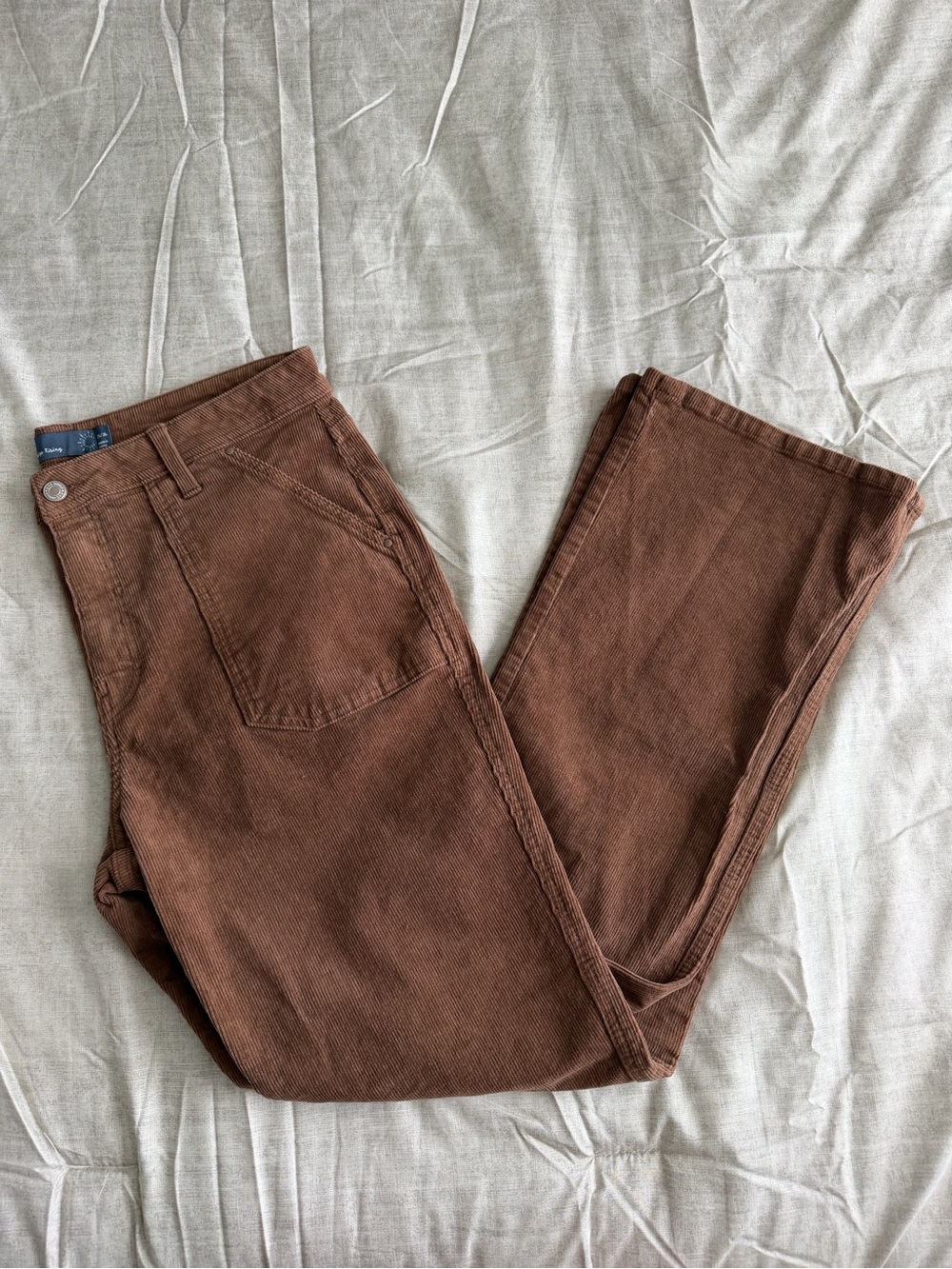 Indigo Rising Light Brown Corduroy Flare Pants (15/16)